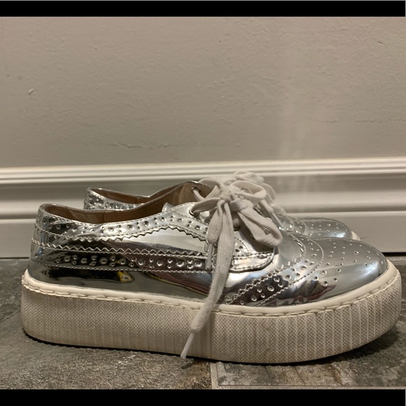 Metallic platform sneakers - Picture 5 of 5